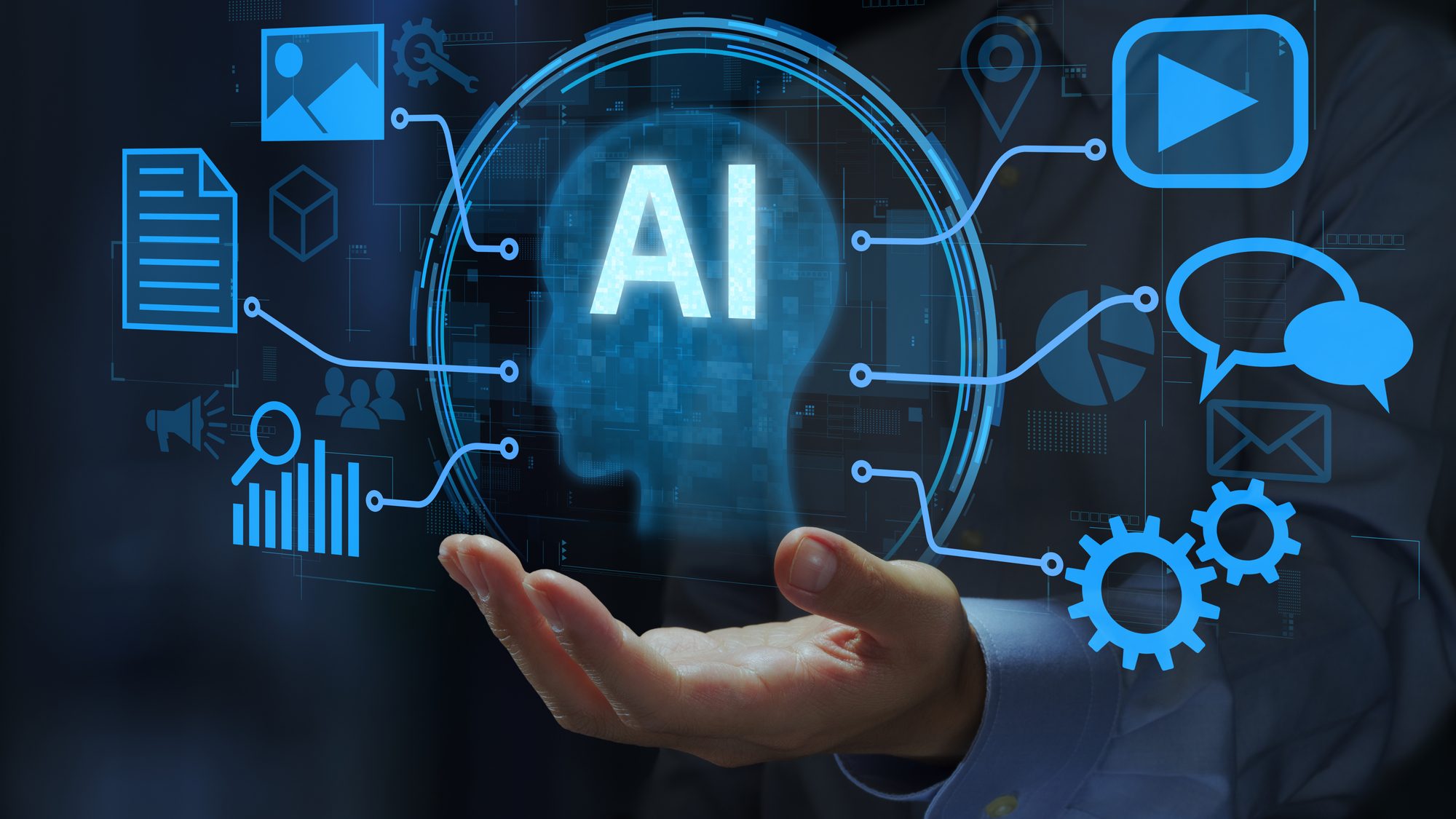 発達障害のある方の仕事や生活をサポートするAI活用のイメージ