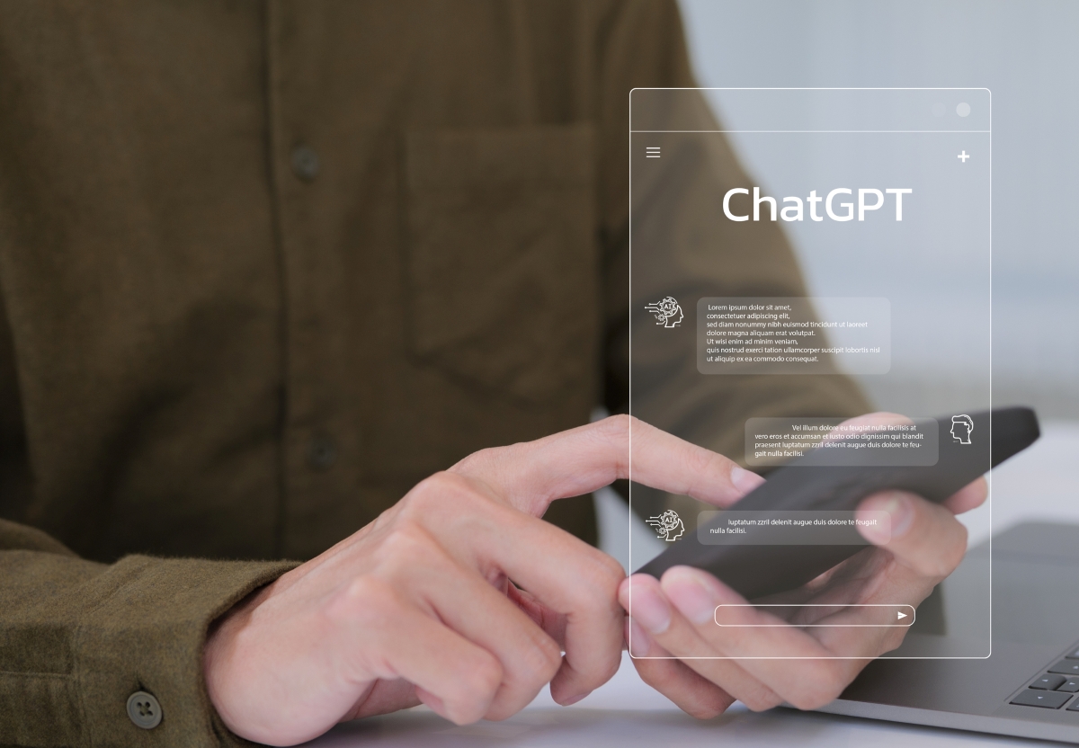 ChatGPTなどの生成AIを活用して情報収集するイメージ