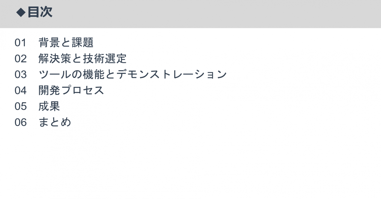 目次