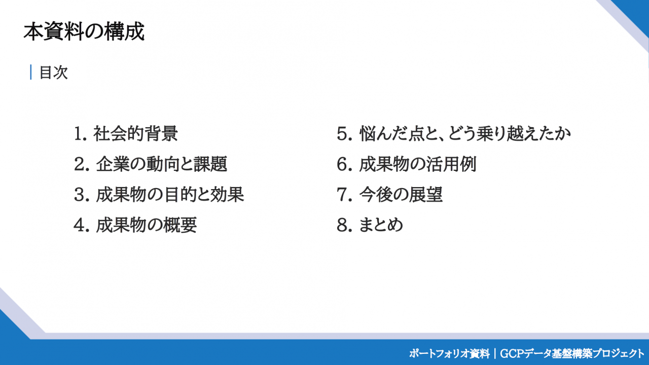 本資料の構成