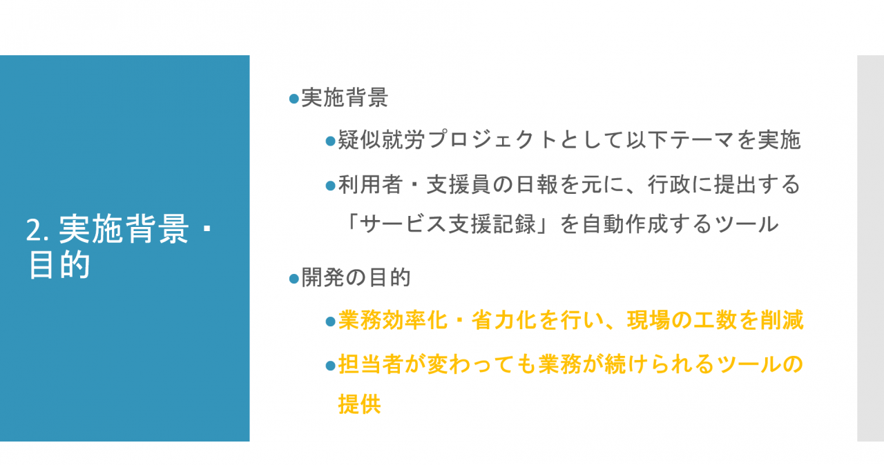 実施背景・目的