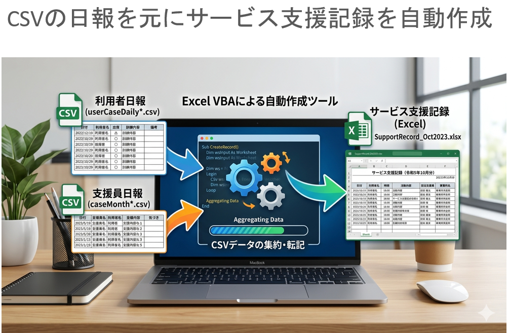 Excel VBAと生成AIを活用した業務効率化ツール開発